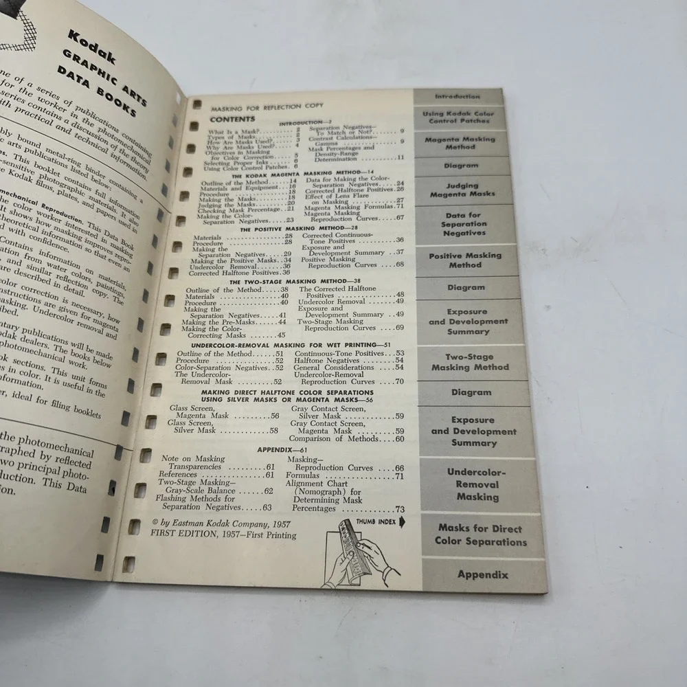Kodak Photography Data Books. Lot Of 3‎ Paperback Books.  1956-1957